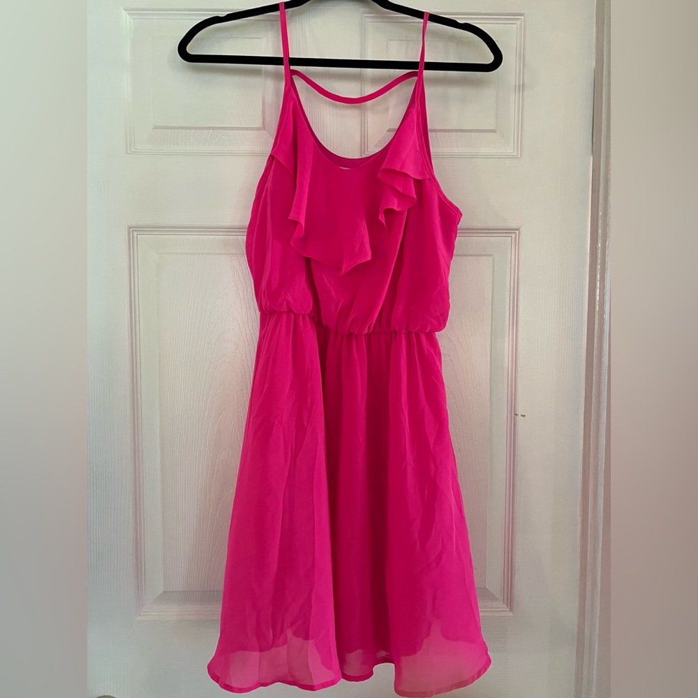 Lush Hot Pink Dress